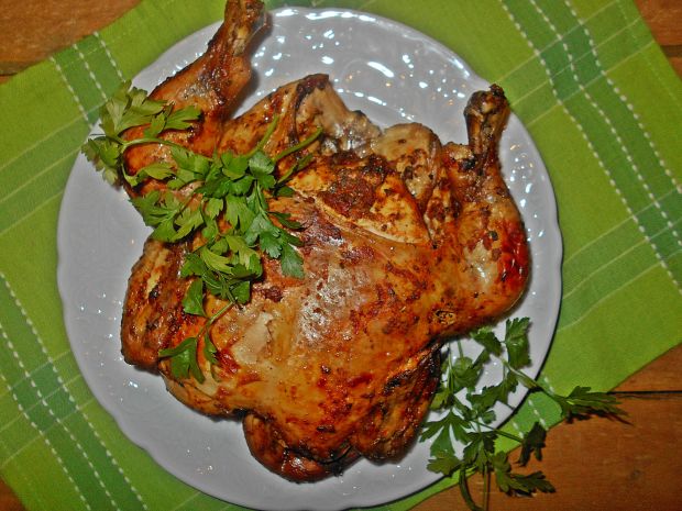 Przepis  pieczony kurczak z tapas przepis