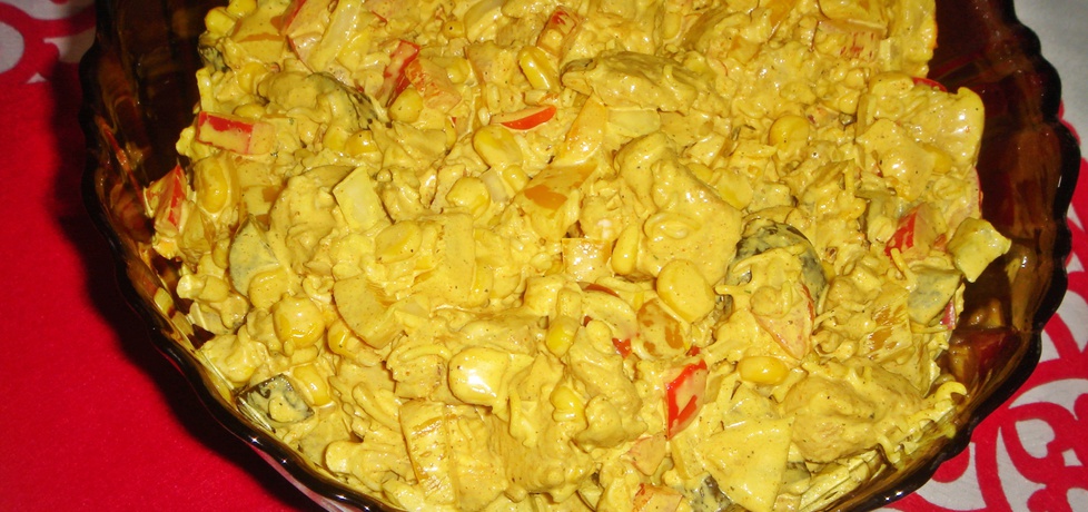 Sałatka z kurczakiem curry (autor: justi2401)