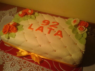 Tort urodzinowy na 92 lata