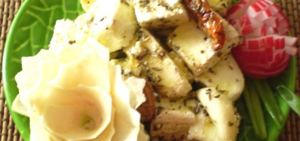 Ser biały marynowany w oliwie z ziołami : (autor: babciagramolka ...