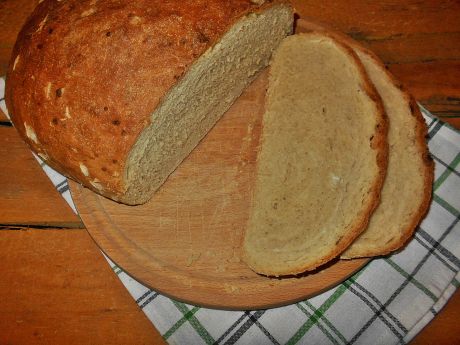 Przepis  pszenny chleb z suszoną cebulą przepis