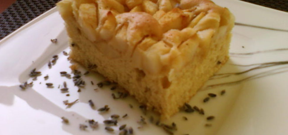 Ciasto z gruszkami z lawendową nutą... (autor: wedith1 ...