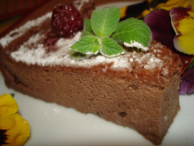 Kakaowe ciasto greckie na białkach