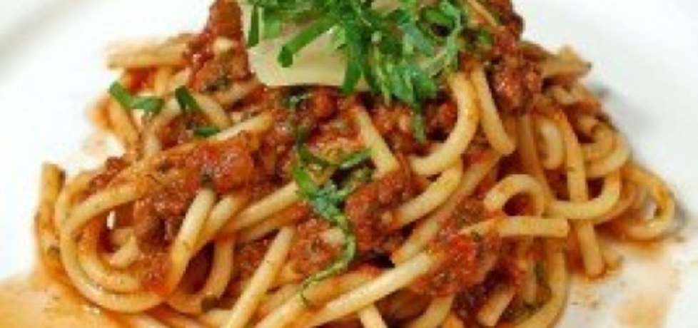 Makaron spagetti z mięsem (autor: agnieszka140)