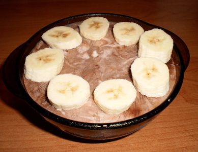 Mrożony jogurt kakaowy z bananem