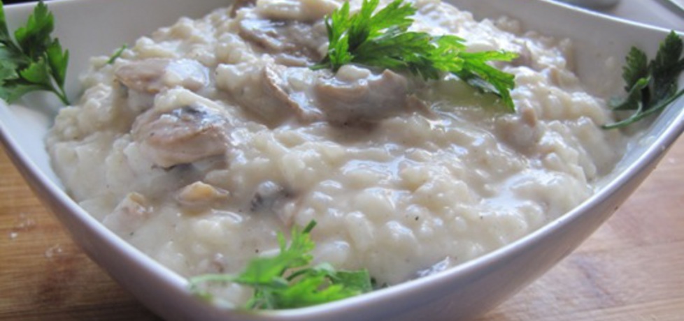 Danie a'la risotto z pieczarkami i pietruszką (autor: jolantaps ...