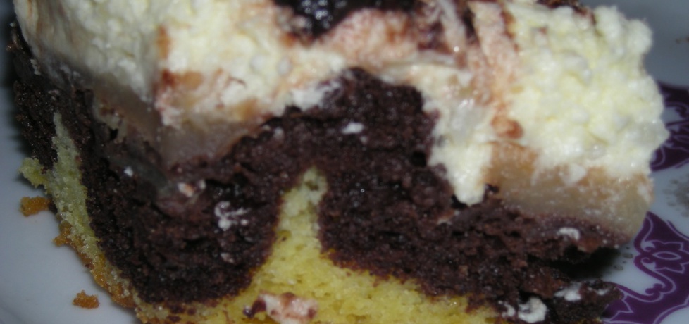 Ciasto z gruszkami i kremem (autor: chojlowna)