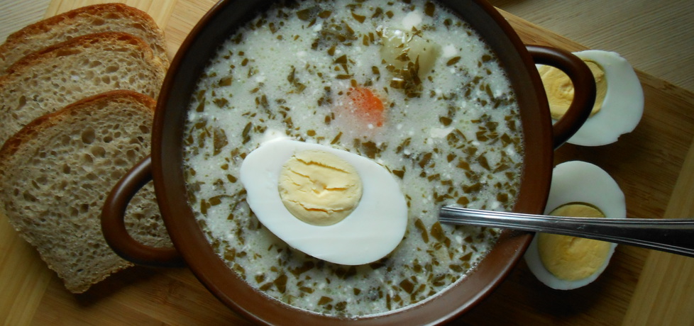 Zupa szczawiowa z jajkiem. (autor: benka)