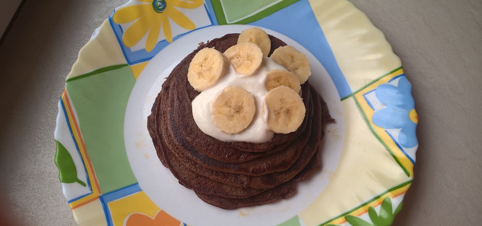 Kakaowe pancakes z bananami (autor: ania321)