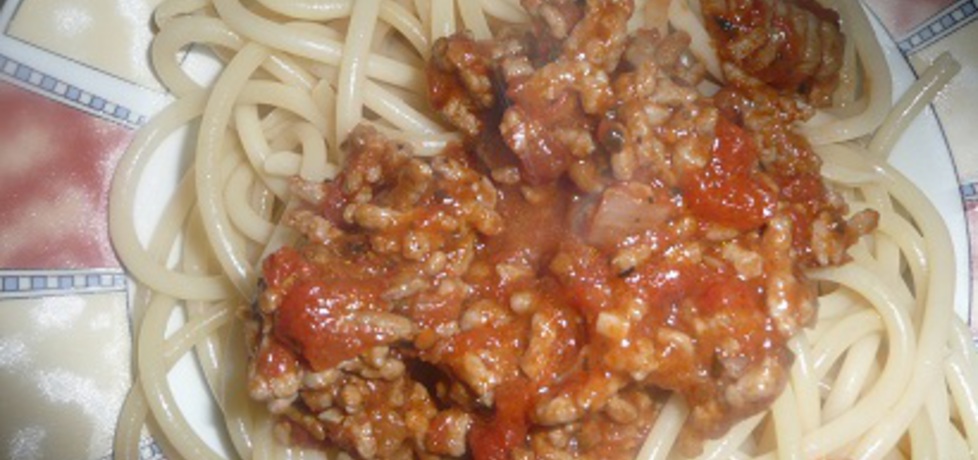 Spaghetti napoli z mięsem (autor: aginaa)