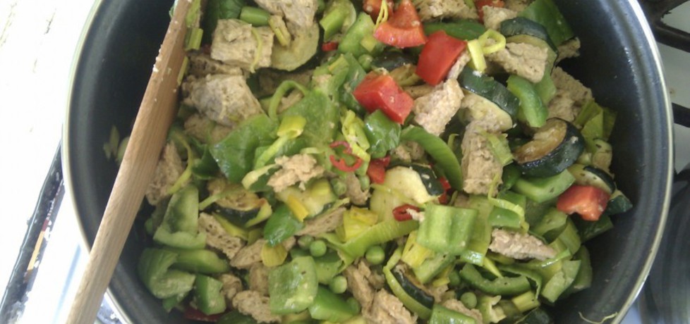 Zielona potrawka wegetariańska (autor: ankha)