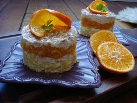 Przepis  pomarańczowa rozkosz  pyszny deser przepis