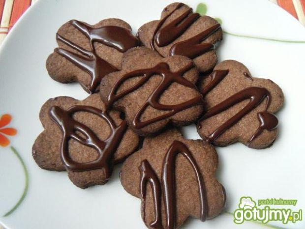 Przepis  kakaowe ciasteczka z imbirową nutką przepis
