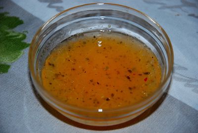 Pomarańczowy dressing do sałatek