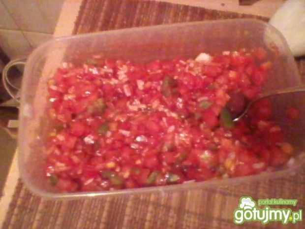 Przepis  salsa warzywna z ketchupem przepis