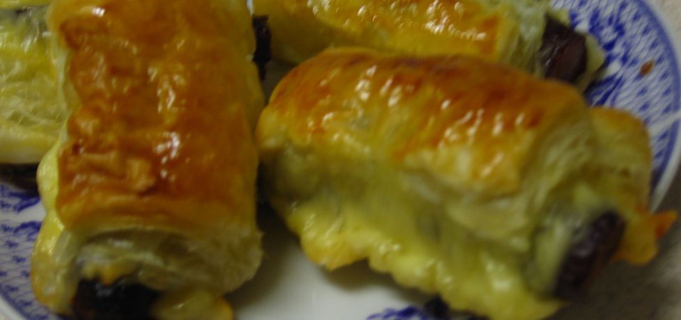 Ciasto francuskie z kabanosem (autor: agunesu)
