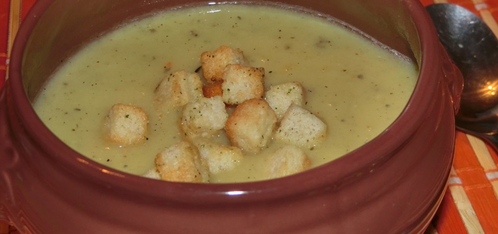 Kremowa zupa serowo