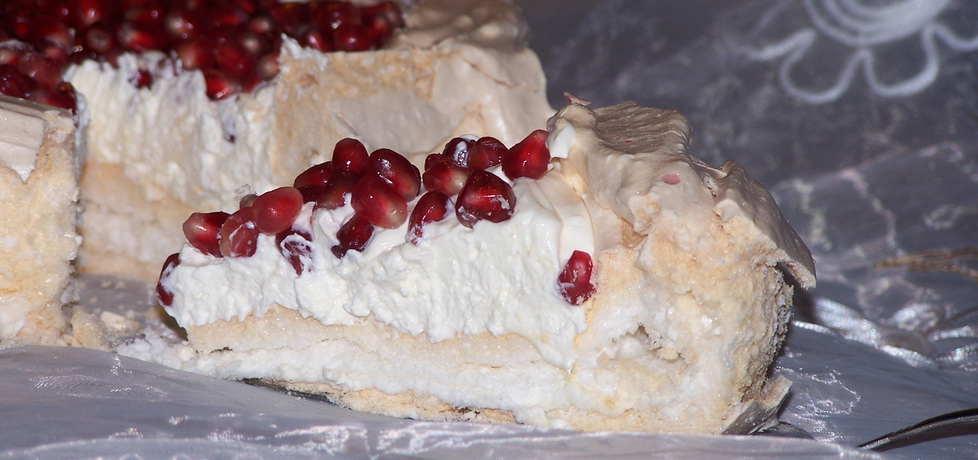 granatowa pavlova, czyli z mascarpone i... :) (autor: malinka ...