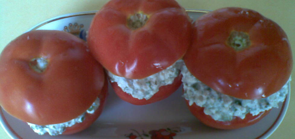 Pomidory faszerowane twarożkiem (autor: miroslawa4 ...