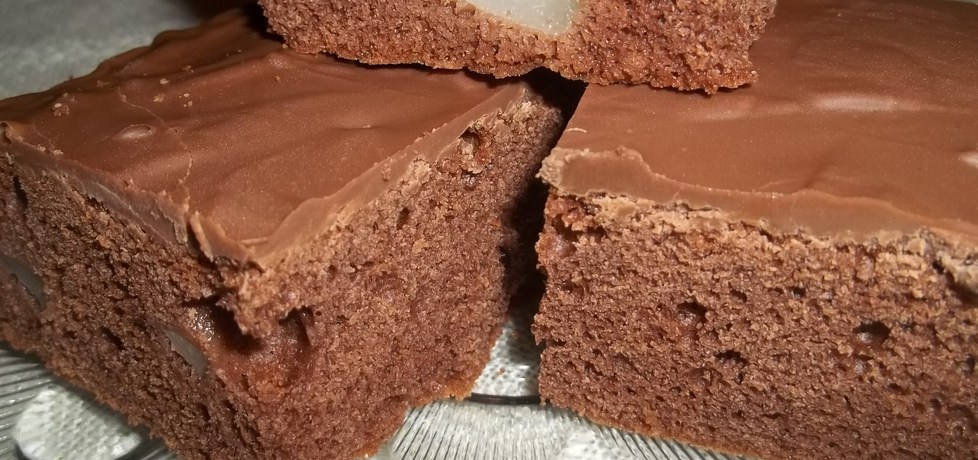 Ciasto czekoladowe z gruszką (autor: gosia1988)