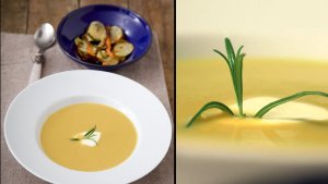 Zupa krem jabłkowo-porowy  prosty przepis i składniki