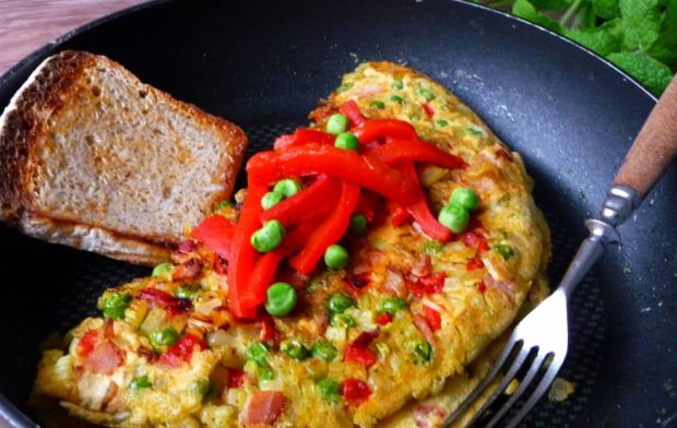 Przepis  omlet z warzywami przepis