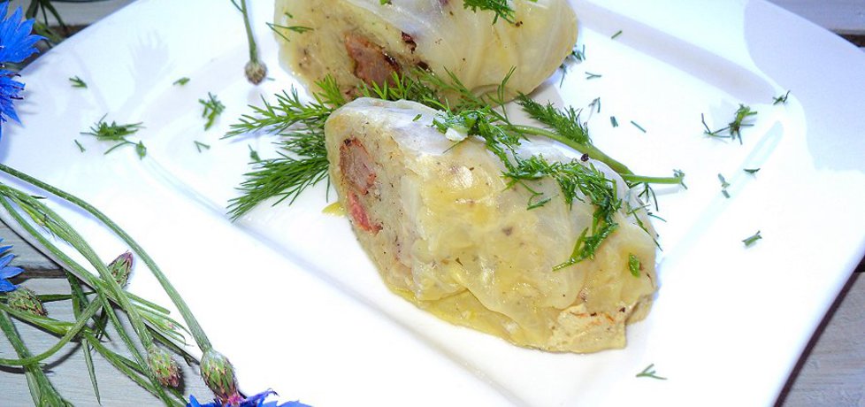 Gołąbki z ziemniakami ,cebulką i boczkiem (autor: anna133 ...