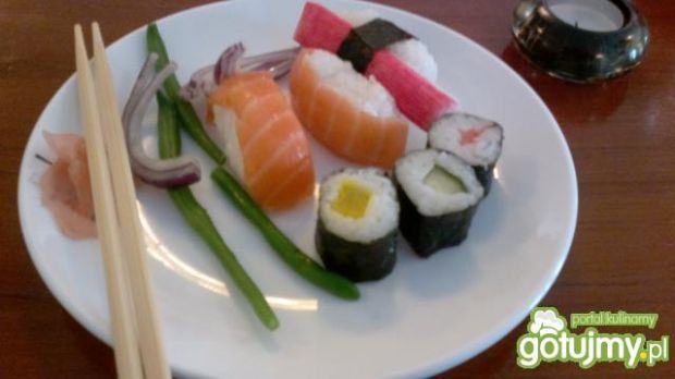 Przepis  sushi receptury z łososia najprostsze przepis