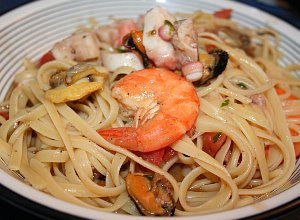 Spaghetti frutti di mare  prosty przepis i składniki