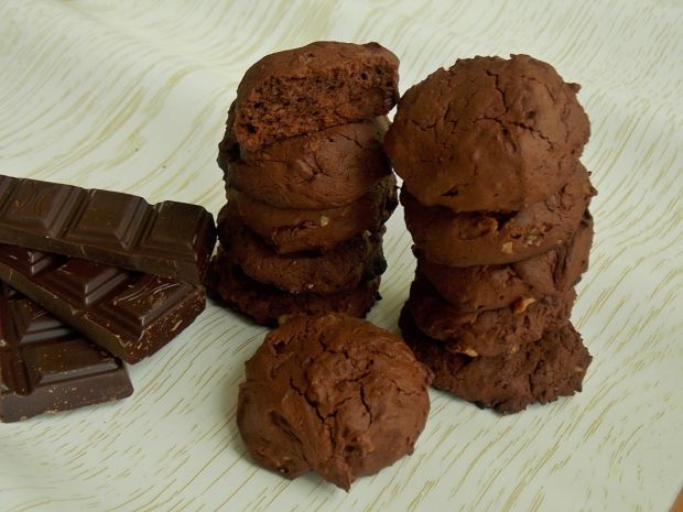 Pomysły na: ciasteczka czekoladowe z orzechami. gotujmy.pl