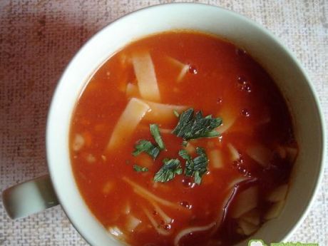 Przepis  zupa pomidorowa zasmażana 2 przepis