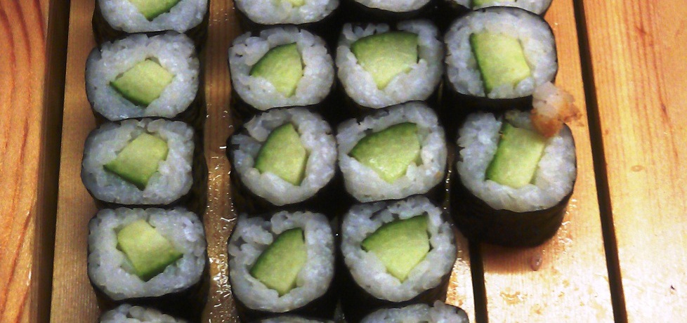 Sushi z ogórkiem (autor: leonowie)
