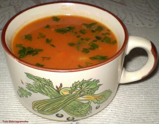 Przepis  zupa krem z papryki i cebuli : przepis