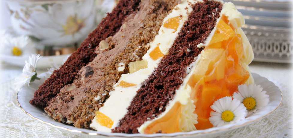 Tort bakaliowo  owocowy (autor: jadwigajaga85)