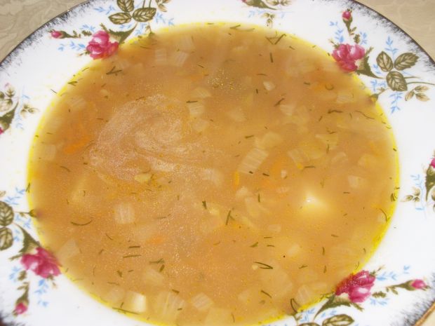 Przepis  zupa krupnik z grochem przepis