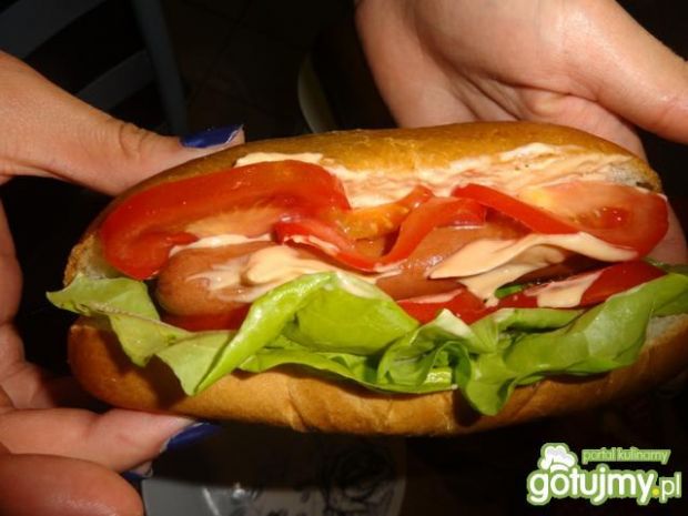 Domowy hot-dog  kulinarne abc