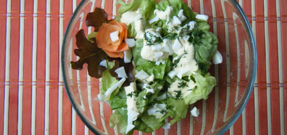 Zielona sałata z jogurtem i koperkiem (autor: renatazet ...