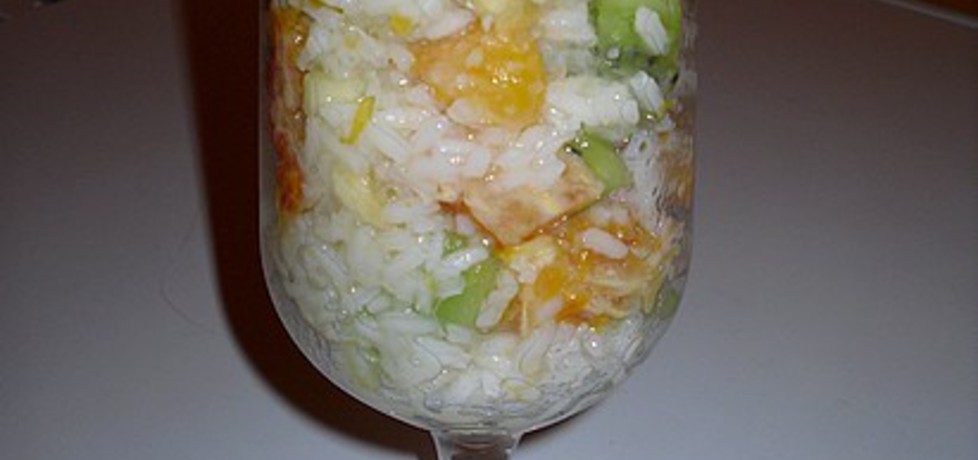 Sałatka owocowa z ryżem (autor: mysiunia)