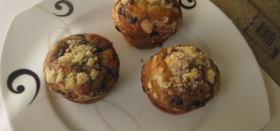 Jagodowe muffinki z kruszkonką (autor: littlecookery ...