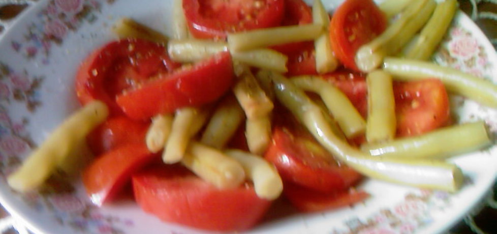 Sałatka z fasolki i pomidorów (autor: grazyna13)