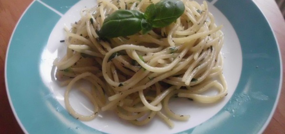 Makaron spaghetti z ziołami (autor: magdus83)