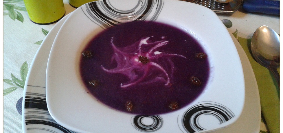 Zupa krem z czerwonej kapusty w wersji light (autor: monikat83 ...