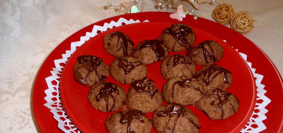 Kakaowe ciasteczka z migdałami i orzechami (autor: gosia56 ...