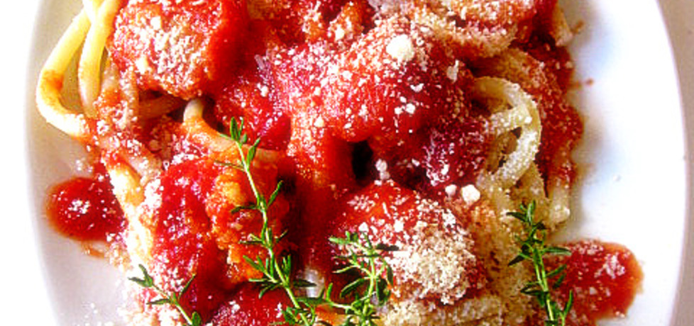 Spaghetti z pulpetami w sosie pomidorowym (autor: cris04 ...