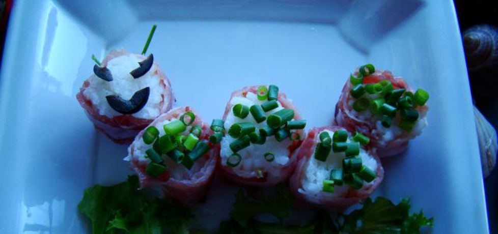 Gąsieniczka z sushi (autor: iwa643)