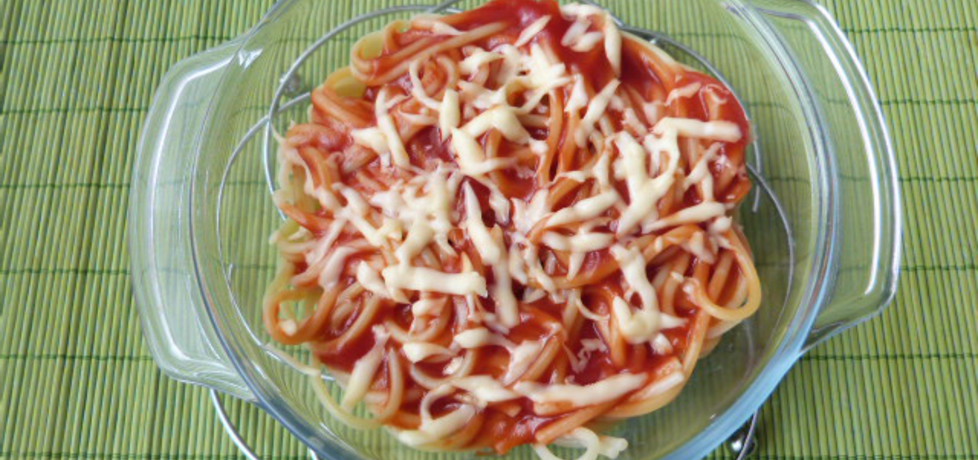 Makaron zapiekany z sosem pomidorowym (autor: renatazet ...