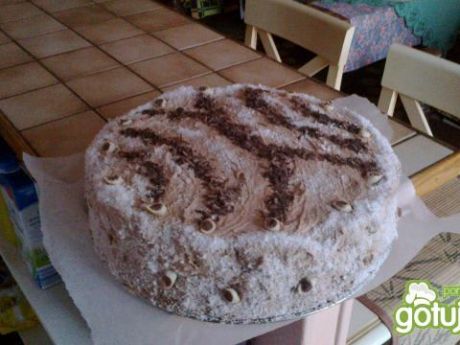 Przepis  tort kawowo-kokosow przepis