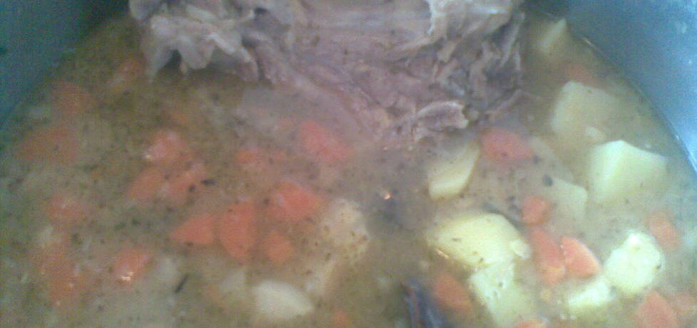 Zupa grochowa na wieprzowinie (autor: miroslawa4 ...