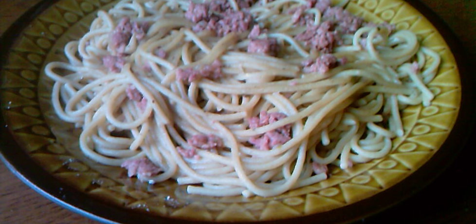 Spaghetti pełniziarniste z mięsnym sosem (autor: grazyna13 ...