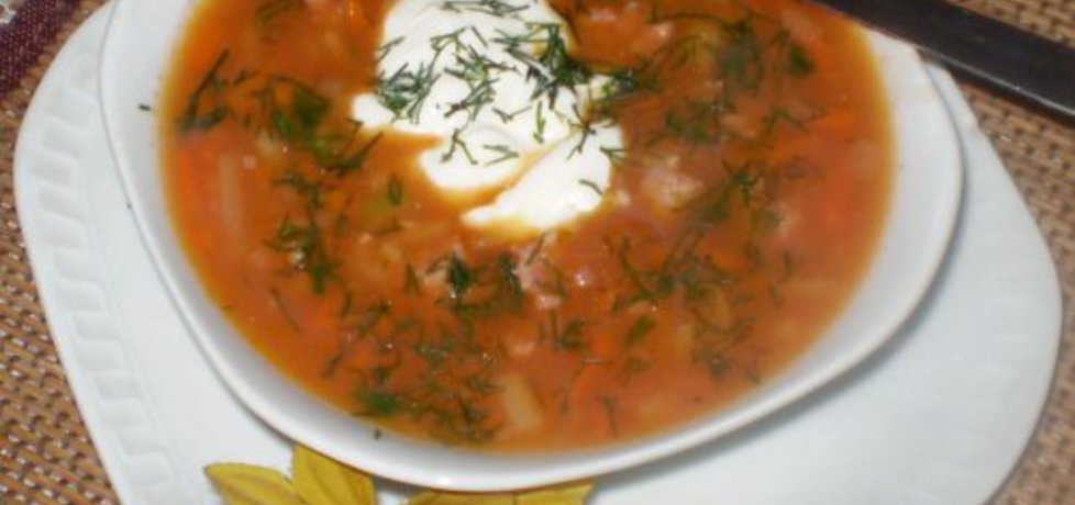 Zupa śmieciuszka pomidorowa niani : (autor: babciagramolka ...